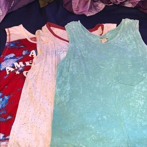 Three fun comfortable shirts